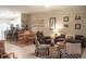 Open living area with dining and kitchen views at 14117 Weddington Ter, Hudson, FL 34669