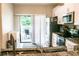 Kitchen with stainless steel appliances and granite countertops at 14117 Weddington Ter, Hudson, FL 34669