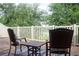 Patio with seating area and view of trees at 14117 Weddington Ter, Hudson, FL 34669
