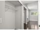Reach-in closet with wire shelving in bedroom at 2295 Americus E Blvd # 27, Clearwater, FL 33763