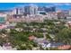Picturesque city skyline view of the urban landscape, highlighting the architectural beauty nestled among lush greenery at 45 Adalia Ave, Tampa, FL 33606