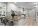 Kitchen featuring granite counters, a tiled backsplash, and stainless steel appliances at 45 Adalia Ave, Tampa, FL 33606