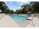 Community pool with lounge chairs and umbrellas at 10985 Brightleaf Ct, Riverview, FL 33569