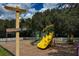 Community playground with swings and climbing structures at 10209 Summerview Cir, Riverview, FL 33578