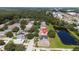 House location shown, near pond and shopping centers at 10209 Summerview Cir, Riverview, FL 33578