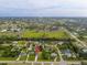 Aerial view showing house location and neighborhood at 10061 Gulfstream Blvd, Englewood, FL 34224