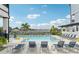 Relaxing resort-style pool with plenty of lounge chairs at 1029 Seagrape Dr, Ruskin, FL 33570