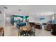 Open concept kitchen and living area, great for entertaining at 15407 Miller Creek Dr, Sun City Center, FL 33573
