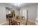 Open dining room flows into living room and kitchen at 3866 37Th S St # 47, St Petersburg, FL 33711