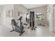 Community fitness center with exercise bikes and weight machine at 5575 Gulf Blvd # 438, St Pete Beach, FL 33706