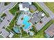 Community pool and clubhouse with ample parking at 13769 Old Creek Ct, Parrish, FL 34219