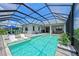 Relax by the refreshing pool with plenty of seating and a covered patio at 13769 Old Creek Ct, Parrish, FL 34219