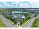 Community center with landscaping and palm trees at 13769 Old Creek Ct, Parrish, FL 34219