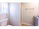Clean bathroom with shower and vanity at 7154 El Meyers St, Zephyrhills, FL 33541