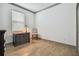 Light and airy bedroom with wood floors and built-in dresser at 281 Villa Corte Dr, Lutz, FL 33549