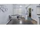 Dining area with round table, chairs, and view into entryway at 4474 Connery Ct, Palm Harbor, FL 34685