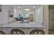 Modern kitchen with stainless steel appliances and granite countertops at 29129 S Bay Hollow S Dr # 3213, Wesley Chapel, FL 33543
