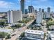 Aerial view showcasing the building's location and proximity to city amenities at 201 6Th S St # 106, St Petersburg, FL 33701