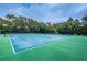 Outdoor tennis courts surrounded by lush green landscaping and trees at 3730 42Nd S Way # H, St Petersburg, FL 33711