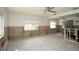 Kitchen under renovation with new gray flooring at 1843 Oregon Ne Ave, St Petersburg, FL 33703