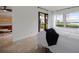 Bedroom with water view and access to living room at 6291 Bahia Del Mar Cir # 103, St Petersburg, FL 33715