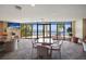 Common area with water views and seating at 6291 Bahia Del Mar Cir # 103, St Petersburg, FL 33715