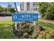 Bahia Del Mar Circle building address sign at 6291 Bahia Del Mar Cir # 103, St Petersburg, FL 33715