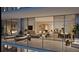 Spacious condo balcony showcasing the living area and city views at 111 S Ashley Dr # 1907, Tampa, FL 33602