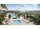 Rooftop pool and hot tub with city views and lounge seating at 111 S Ashley Dr # 1907, Tampa, FL 33602