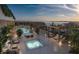 Rooftop pool and hot tub with city views at sunset at 111 S Ashley Dr # 3002, Tampa, FL 33602