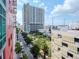 Aerial view showing the surrounding neighborhood and street at 1208 E Kennedy Blvd # 715, Tampa, FL 33602