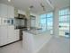 Modern kitchen with stainless steel appliances and granite countertops at 1208 E Kennedy Blvd # 715, Tampa, FL 33602