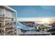 Aerial view of cityscape at sunset over water at 111 S Ashley Dr # 3409, Tampa, FL 33602