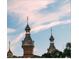 Architectural detail of two ornate towers against a vibrant sky at 111 S Ashley Dr # 3409, Tampa, FL 33602