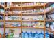 Large pantry with ample shelving for storage at 262 Banana Rd, Palm Harbor, FL 34683