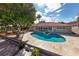 Large pool and spa surrounded by a spacious patio at 3111 E Vina Del Mar Blvd, St Pete Beach, FL 33706