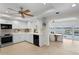 Open kitchen with water views and stainless steel appliances at 3111 E Vina Del Mar Blvd, St Pete Beach, FL 33706
