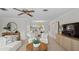 Bright living room with comfortable seating and stylish decor at 3111 E Vina Del Mar Blvd, St Pete Beach, FL 33706
