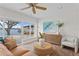 Relaxing living area with water views and comfortable seating at 3111 E Vina Del Mar Blvd, St Pete Beach, FL 33706
