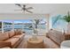 Bright living room with water views and stylish decor at 3111 E Vina Del Mar Blvd, St Pete Beach, FL 33706