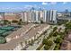 Aerial view of community and city skyline at 501 Knights Run Ave # 1215, Tampa, FL 33602