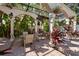 Covered patio with grills and seating for outdoor dining at 501 Knights Run Ave # 1215, Tampa, FL 33602
