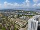 Aerial view of community and surrounding area at 501 Knights Run Ave # 1215, Tampa, FL 33602
