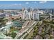Aerial view of community near the city skyline at 501 Knights Run Ave # 1215, Tampa, FL 33602