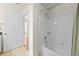 Simple bathroom with shower/tub and tile surround at 501 Knights Run Ave # 1215, Tampa, FL 33602