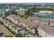 Arial view of community and tennis courts at 501 Knights Run Ave # 1215, Tampa, FL 33602