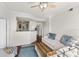 Open living room with hardwood floors and views to kitchen at 501 Knights Run Ave # 1215, Tampa, FL 33602