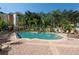 Inviting community pool with ample lounge chairs at 501 Knights Run Ave # 1215, Tampa, FL 33602