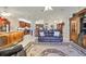 Spacious kitchen with island and stainless steel appliances at 1361 Emerald Dunes, Sun City Center, FL 33573