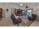 Spacious living area with access to a balcony at 1361 Emerald Dunes, Sun City Center, FL 33573